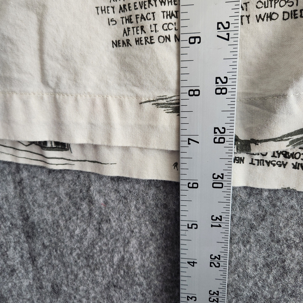 Combat Artist Collection US Army Afghanistan Shirt Men's Large Beige History USA - Picture 8 of 8